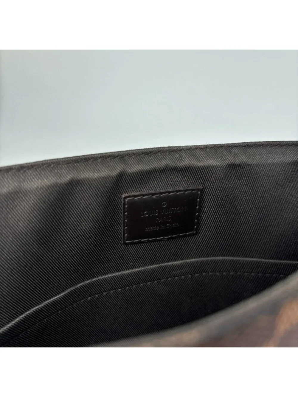 Louis Vuitton Super Damier District PM Shoulder Bag Brown